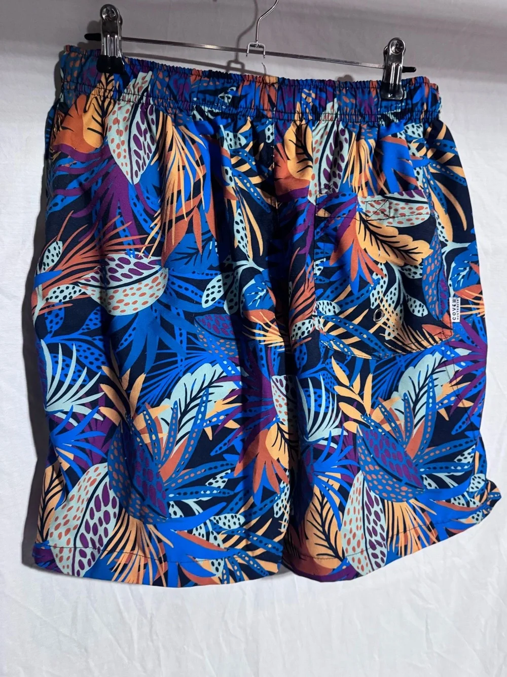 Cove mens teopical print swim trunks Size Large